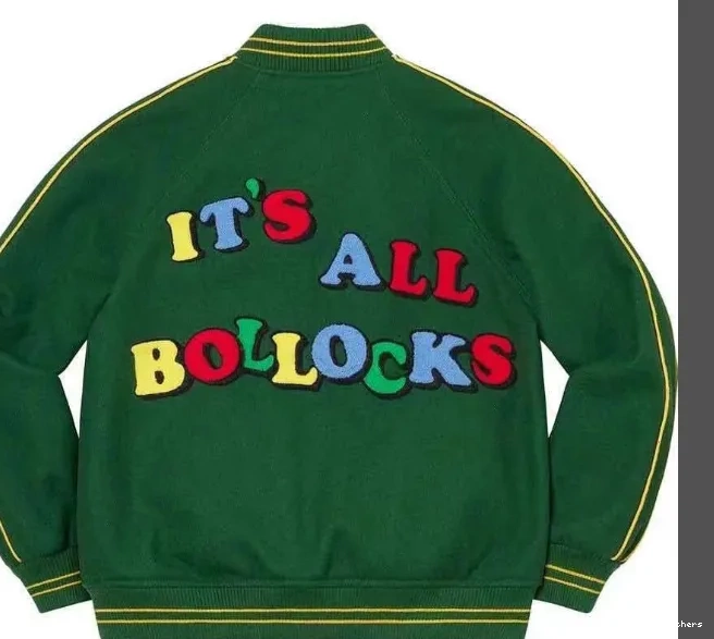 Bollocks Jamie It's L Jacket Reid All M XL S Green Varsity Black 21SS 0715